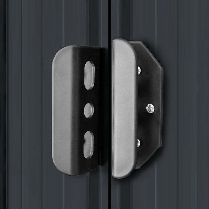 haveskur stål antracitgrå