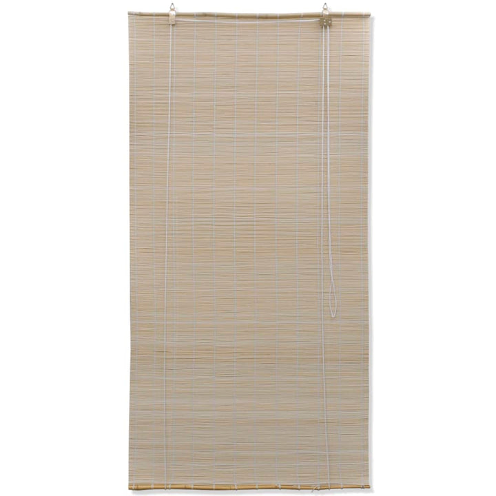 rullegardiner 2 stk. 120x160 cm naturlig bambus