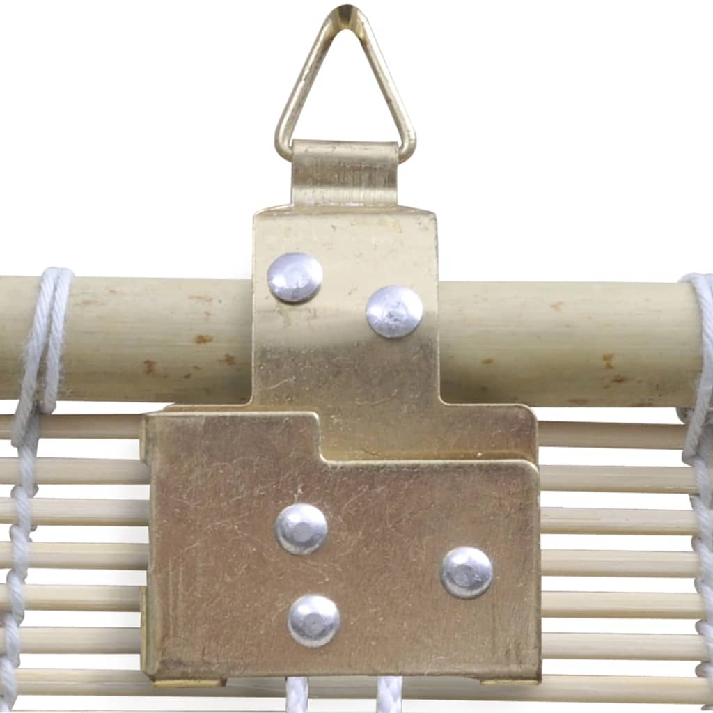 rullegardiner 2 stk. 120x160 cm naturlig bambus