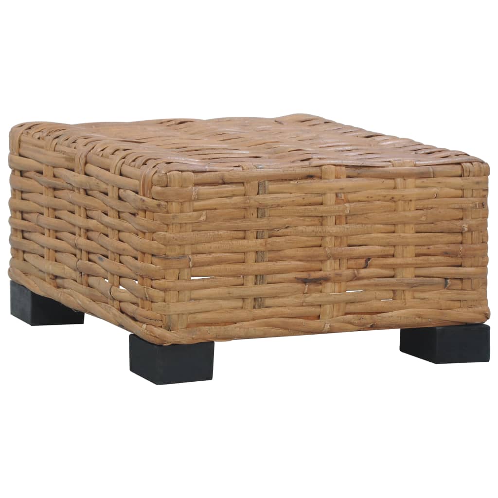 sofaborde 47 x 47 x 28 cm naturlig rattan