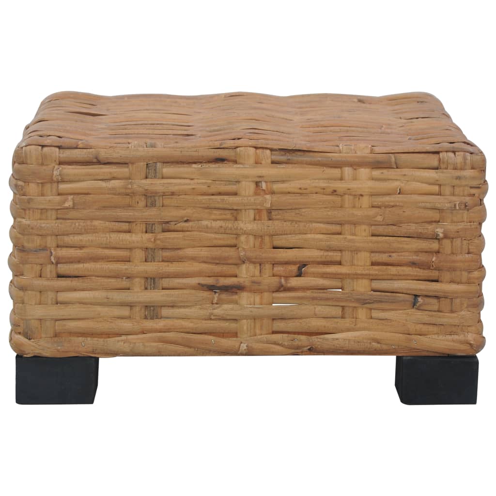 sofaborde 47 x 47 x 28 cm naturlig rattan