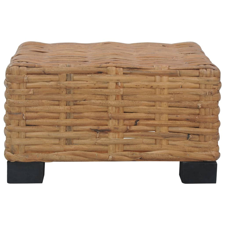 sofaborde 47 x 47 x 28 cm naturlig rattan