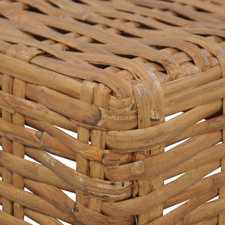 sofaborde 47 x 47 x 28 cm naturlig rattan