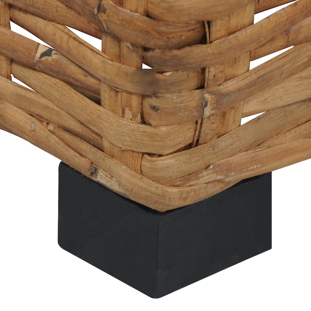 sofaborde 47 x 47 x 28 cm naturlig rattan