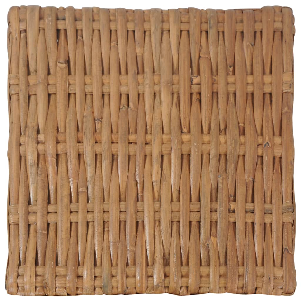 sofaborde 47 x 47 x 28 cm naturlig rattan