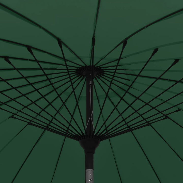 parasol med aluminiumsstang 270 cm grøn