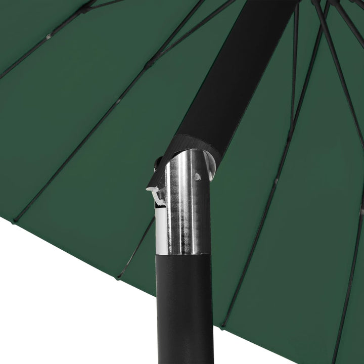 parasol med aluminiumsstang 270 cm grøn