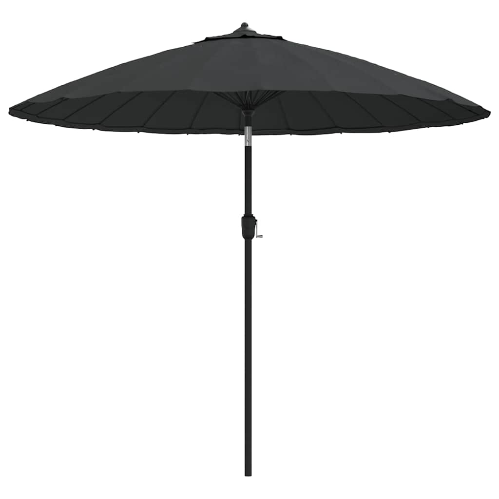 parasol med aluminiumstang 250 cm antracitgrå