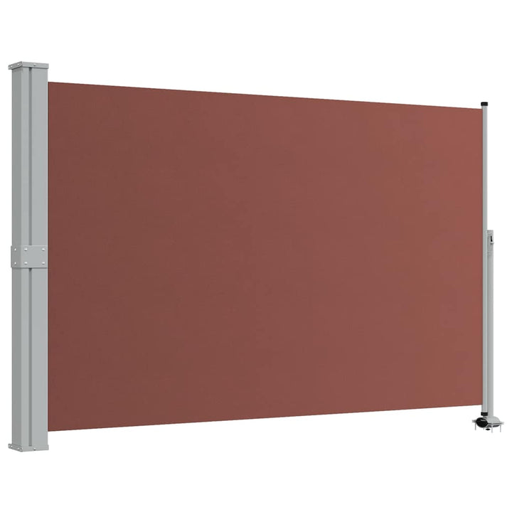 sammenrullelig sidemarkise til terrassen 160 x 300 cm brun