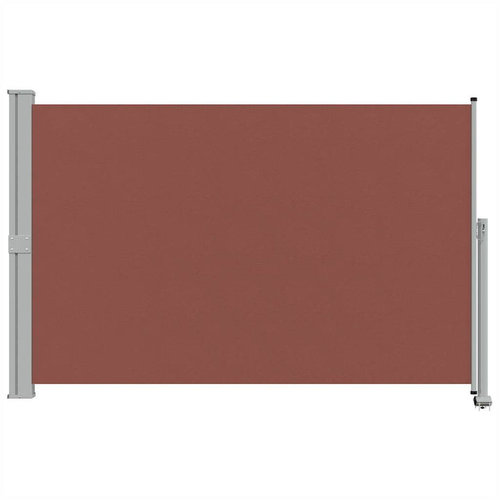 sammenrullelig sidemarkise til terrassen 160 x 300 cm brun