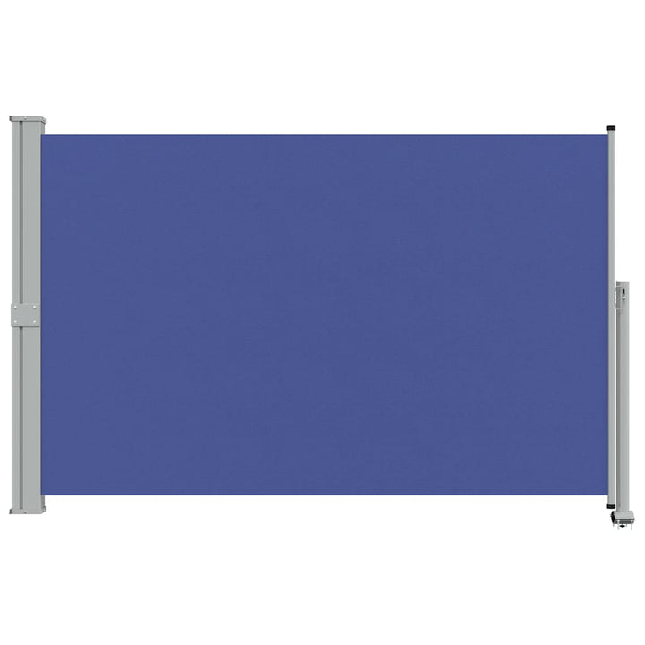 sammenrullelig sidemarkise til terrassen 160 x 300 cm blå