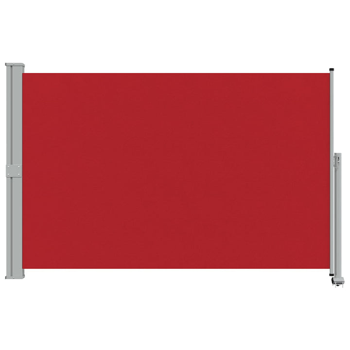 sammenrullelig sidemarkise til terrassen 160 x 300 cm rød