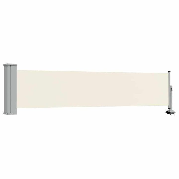 sammenrullelig sidemarkise 60 x 300 cm cremefarvet