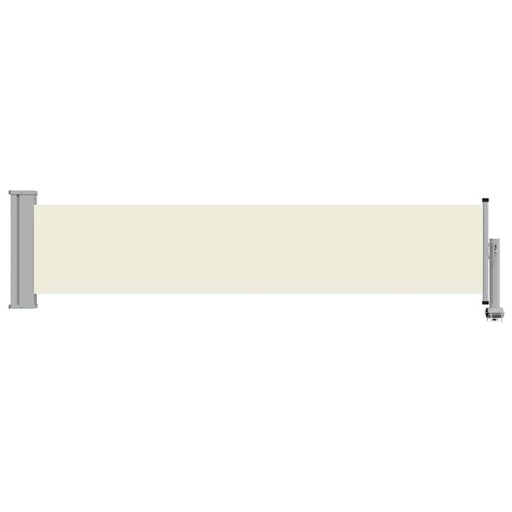 sammenrullelig sidemarkise 60 x 300 cm cremefarvet