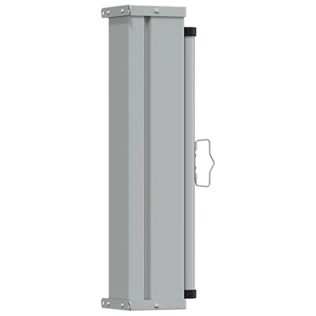 sammenrullelig sidemarkise til terrassen 60 x 300 cm grå
