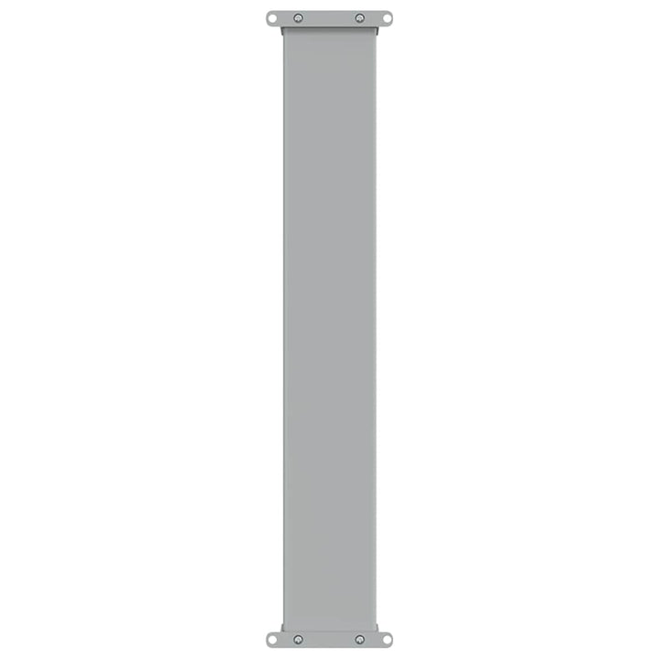 sammenrullelig sidemarkise 80x300 cm sort