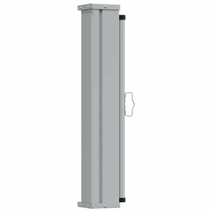 sammenrullelig sidemarkise til terrassen 80 x 300 cm grå
