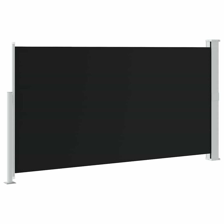 sammenrullelig sidemarkise til terrassen 170 x 300 cm sort