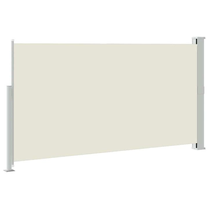 sammenrullelig sidemarkise til terrassen 170x300 cm cremefarvet