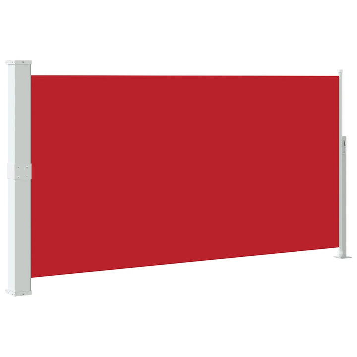 sammenrullelig sidemarkise til terrassen 170 x 300 cm rød