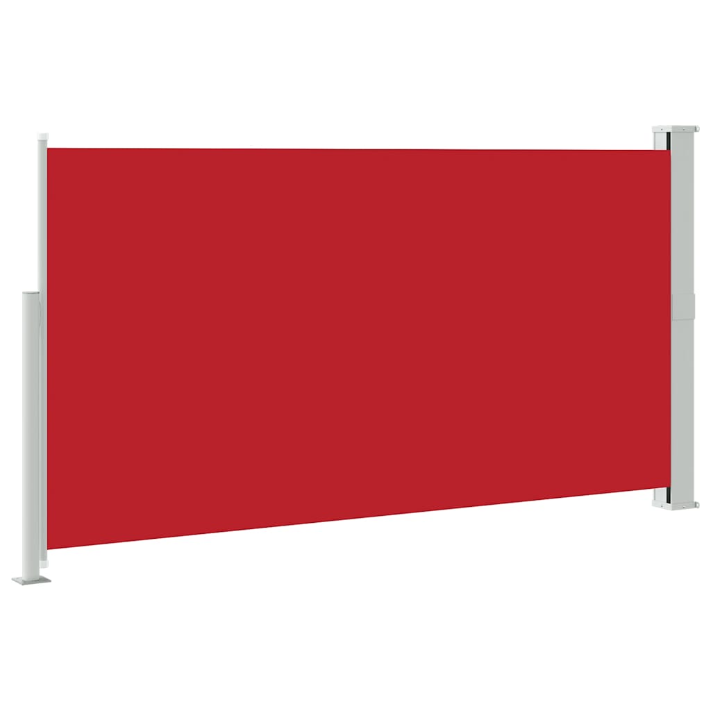 sammenrullelig sidemarkise til terrassen 170 x 300 cm rød