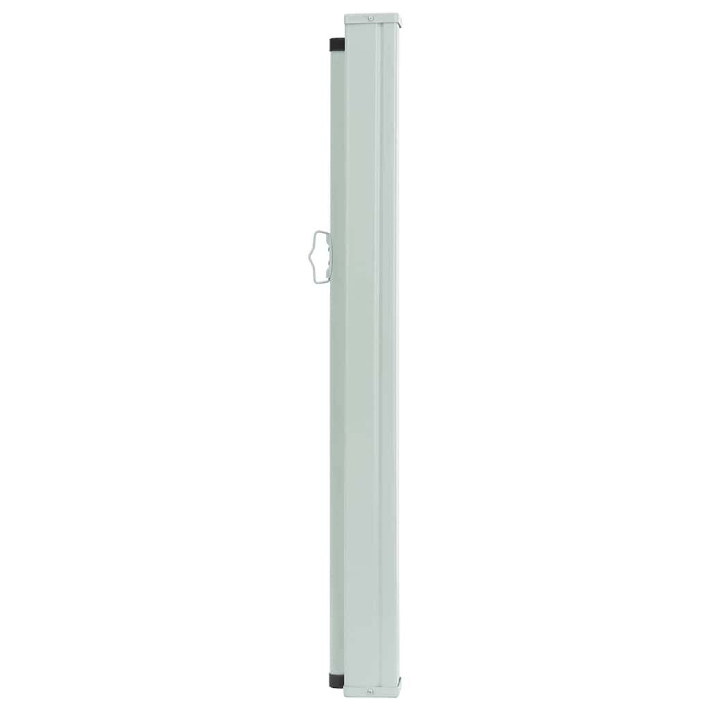 sammenrullelig sidemarkise til terrassen 100 x 314 cm rød