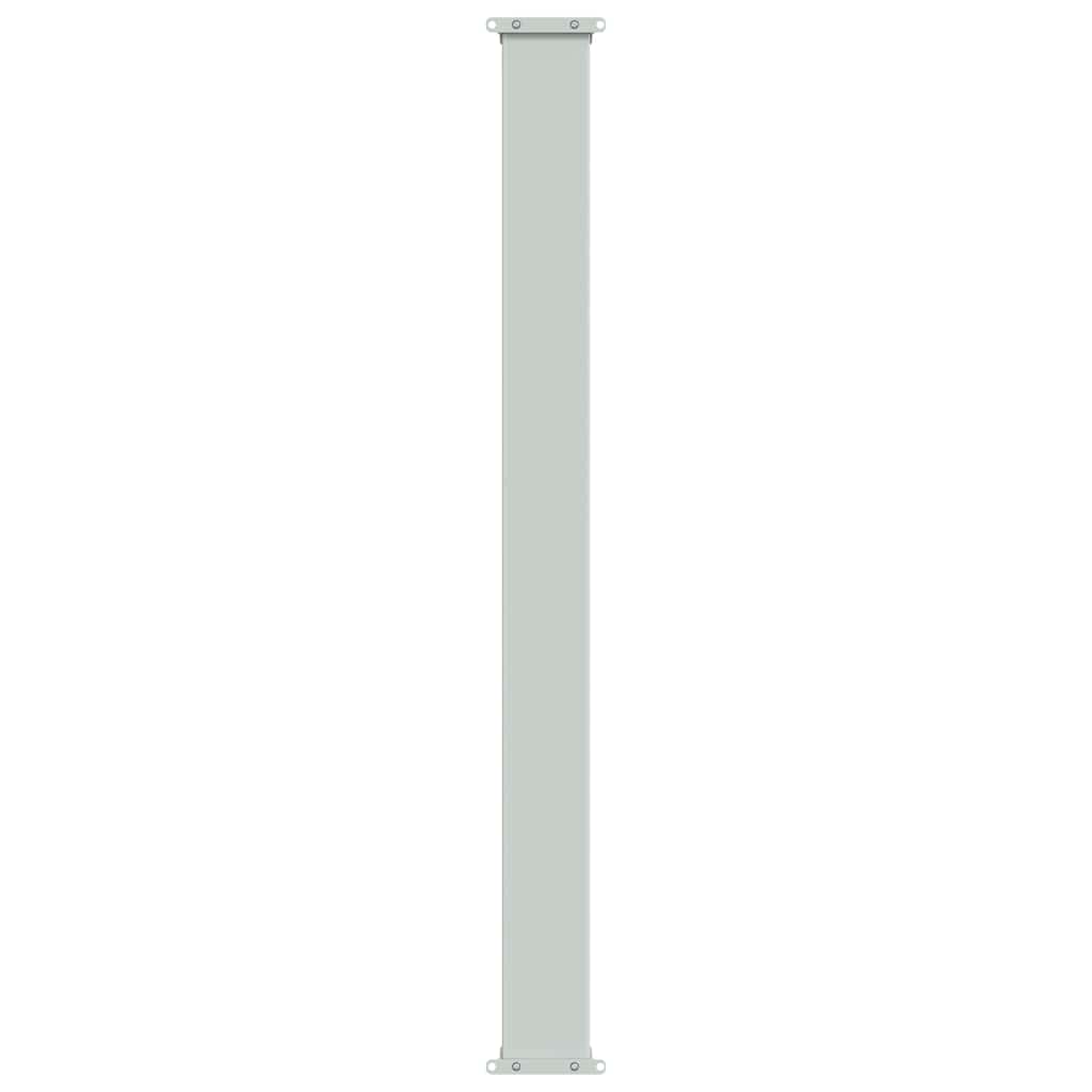 sammenrullelig sidemarkise til terrassen 100 x 314 cm rød