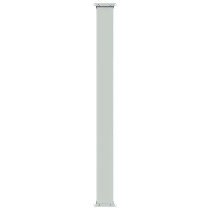 sammenrullelig sidemarkise til terrassen 100 x 500 cm sort