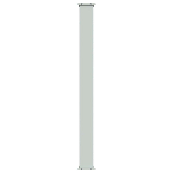 sammenrullelig sidemarkise til terrassen 120x500 cm cremefarvet