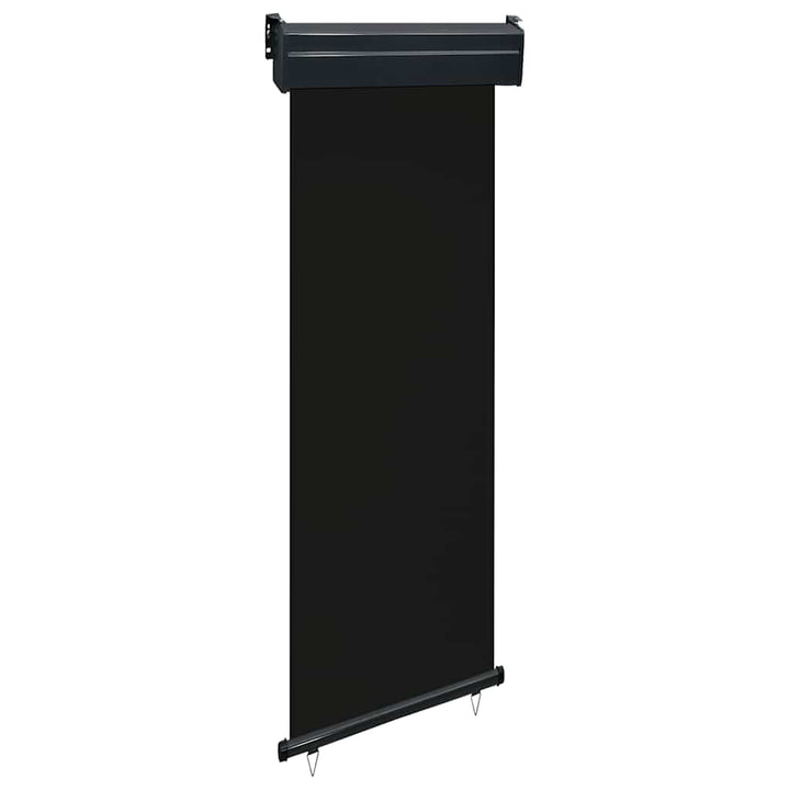 sidemarkise til altan 65x250 cm sort