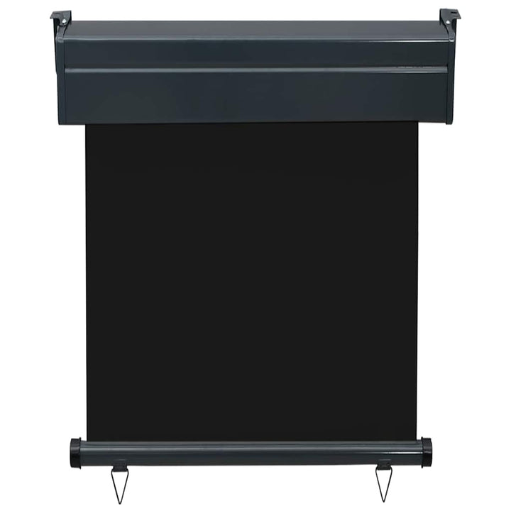 sidemarkise til altan 65x250 cm sort