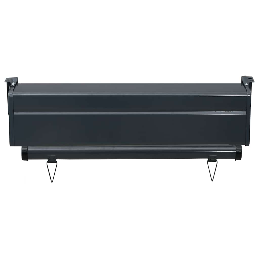 sidemarkise til altan 65x250 cm sort