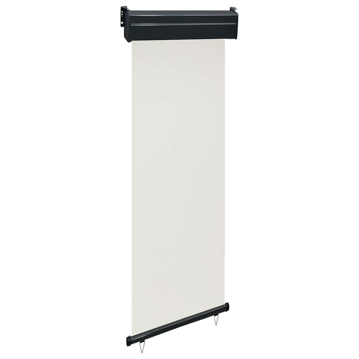 sidemarkise til altan 65x250 cm cremefarvet