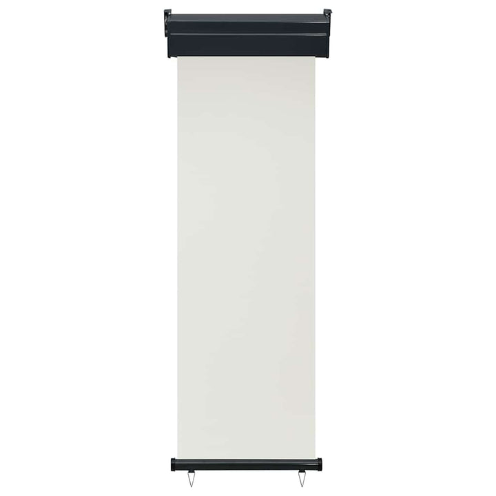 sidemarkise til altan 65x250 cm cremefarvet