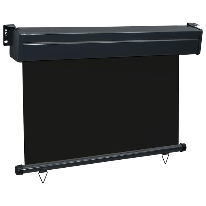 sidemarkise til altan 85x250 cm sort