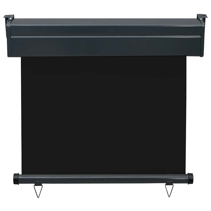 sidemarkise til altan 85x250 cm sort
