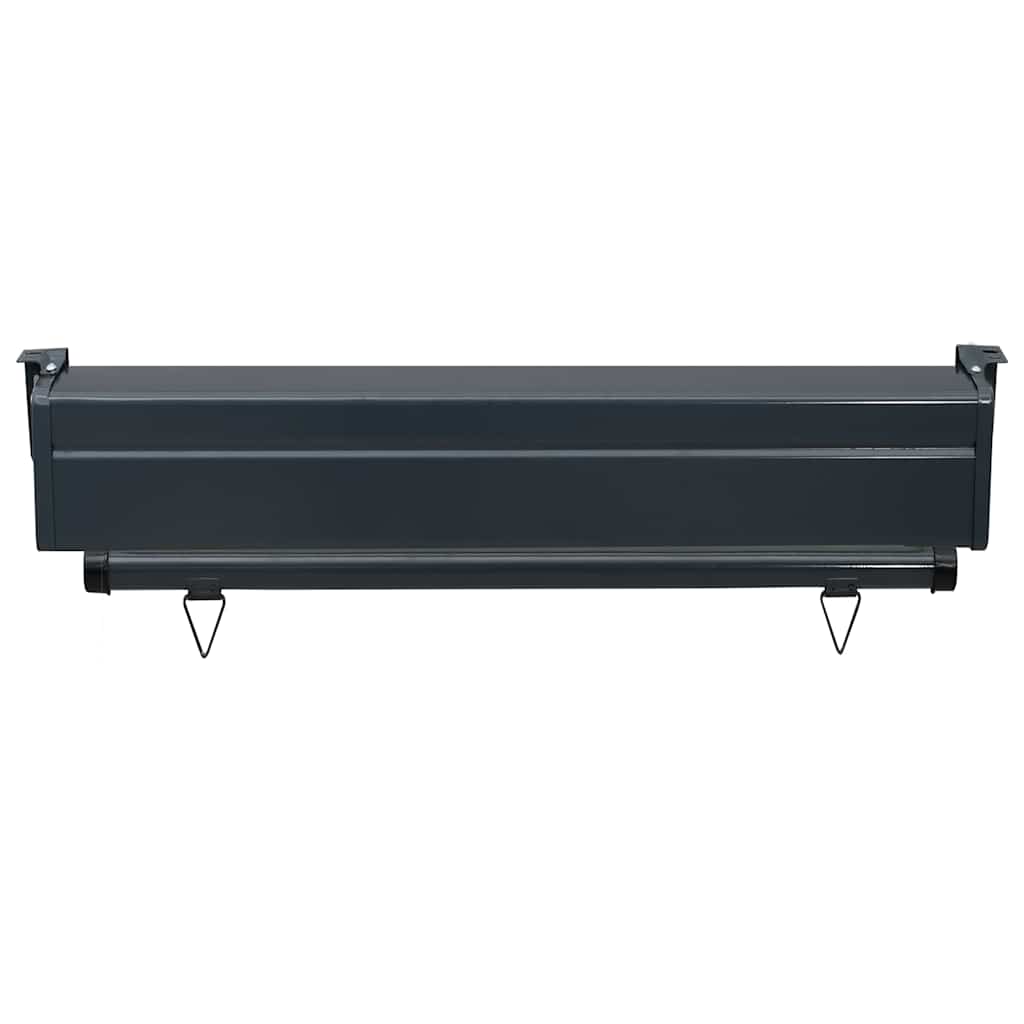 sidemarkise til altan 85x250 cm sort