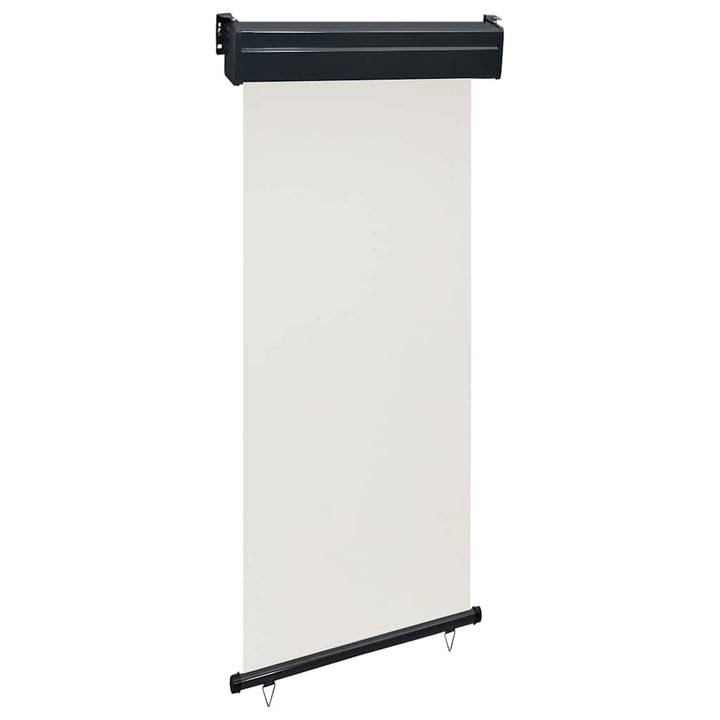 sidemarkise til altan 85x250 cm cremefarvet