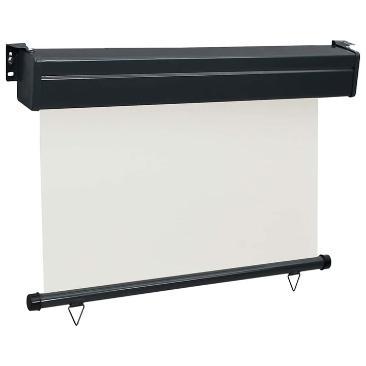 sidemarkise til altan 85x250 cm cremefarvet