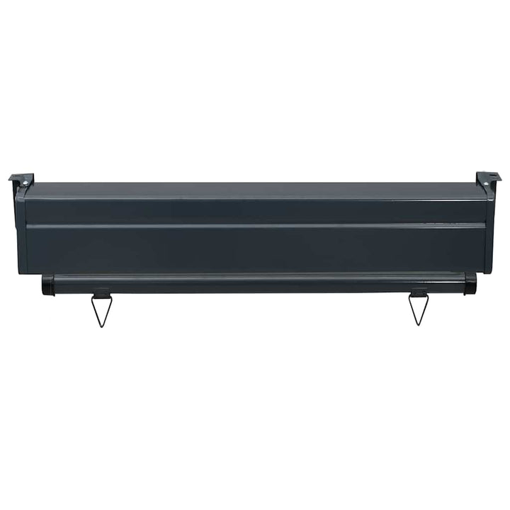 sidemarkise til altan 85x250 cm grå