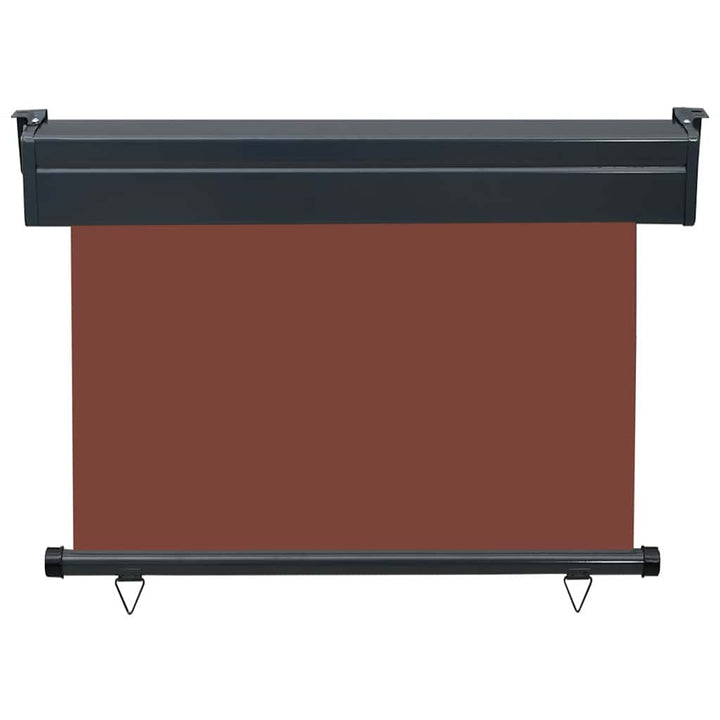 sidemarkise til altan 105x250 cm brun