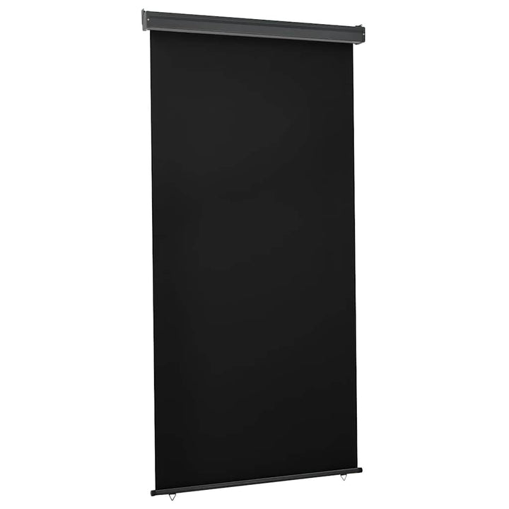 sidemarkise til altan 125x250 cm sort