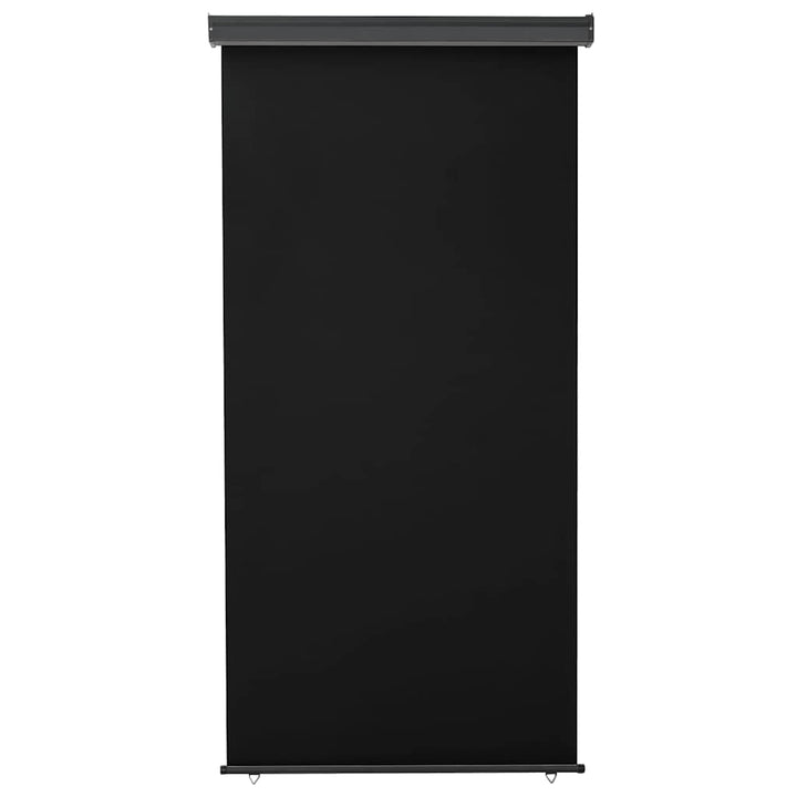 sidemarkise til altan 125x250 cm sort