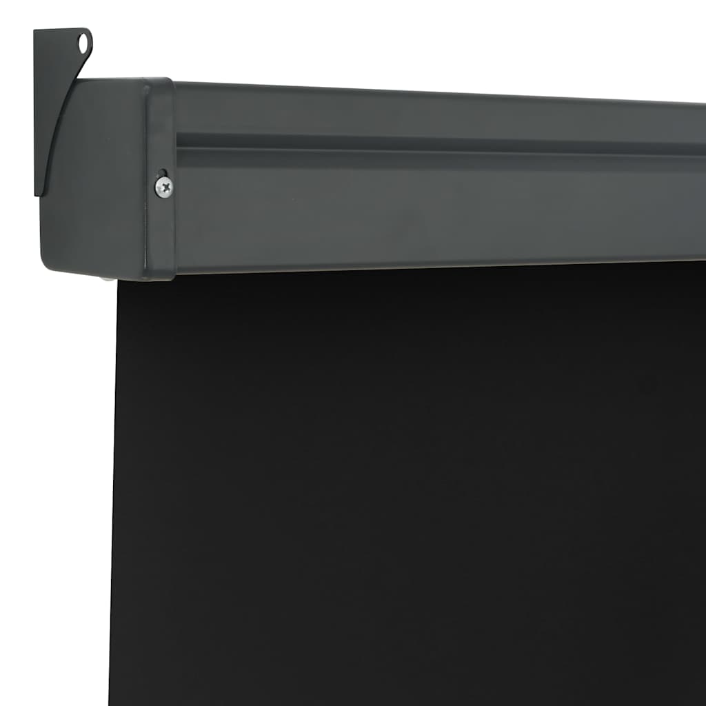 sidemarkise til altan 125x250 cm sort