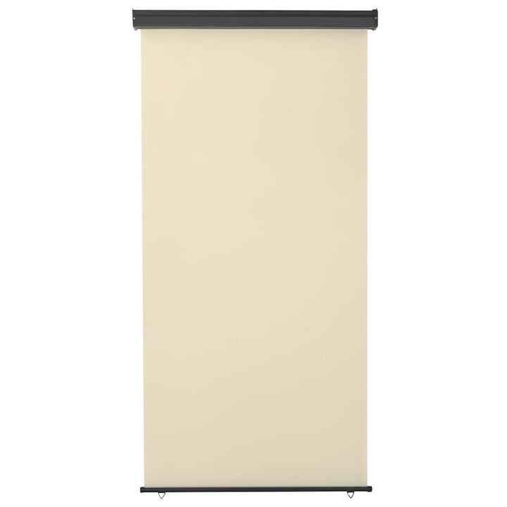 sidemarkise til altan 125x250 cm cremefarvet