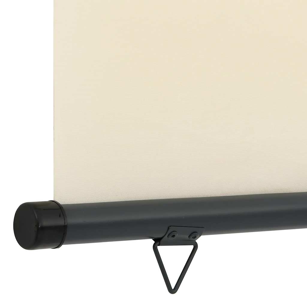sidemarkise til altan 125x250 cm cremefarvet