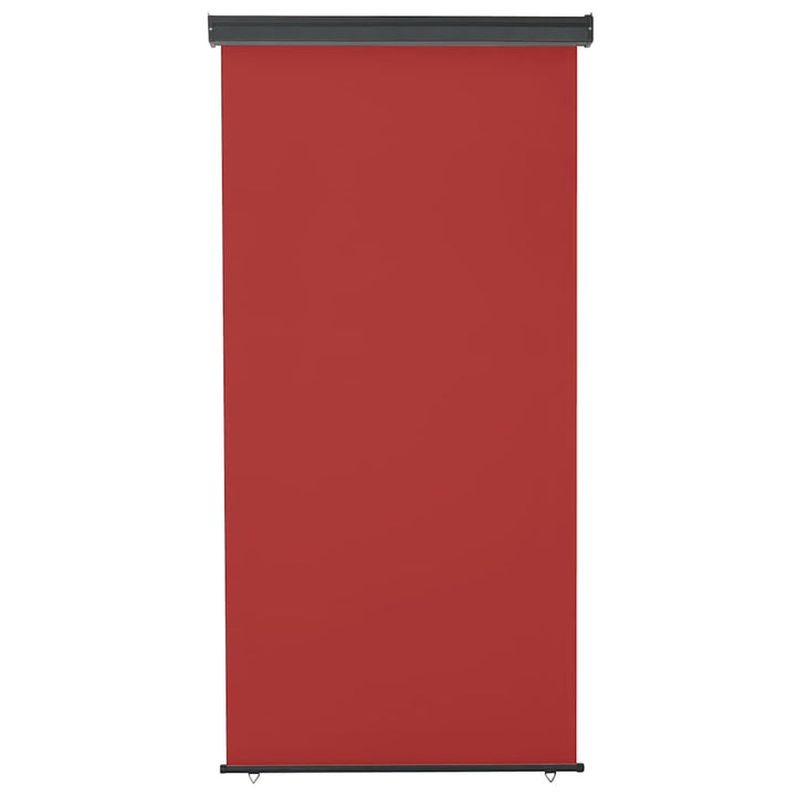 sidemarkise til altan 125x250 cm rød
