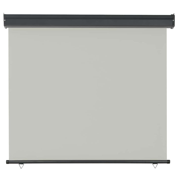 sidemarkise til altan 125x250 cm grå