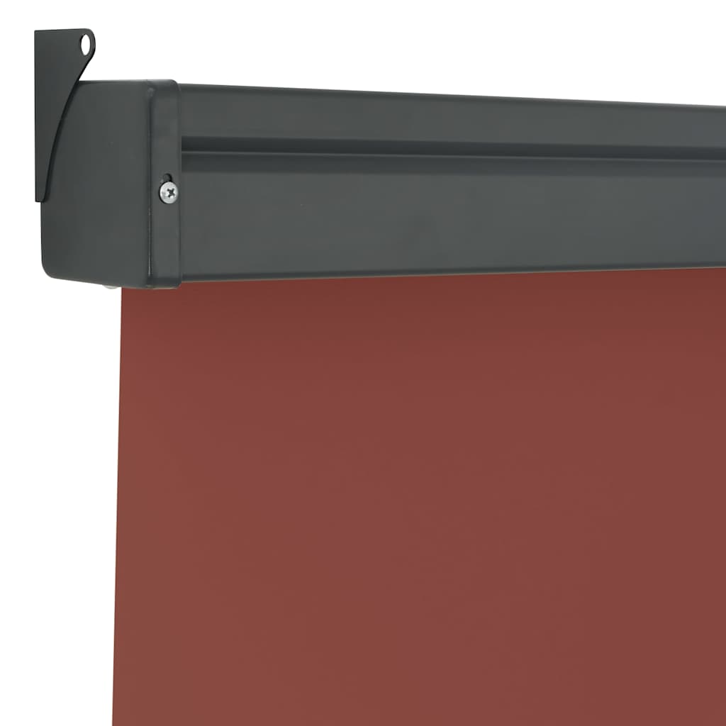 sidemarkise til altan 125x250 cm brun