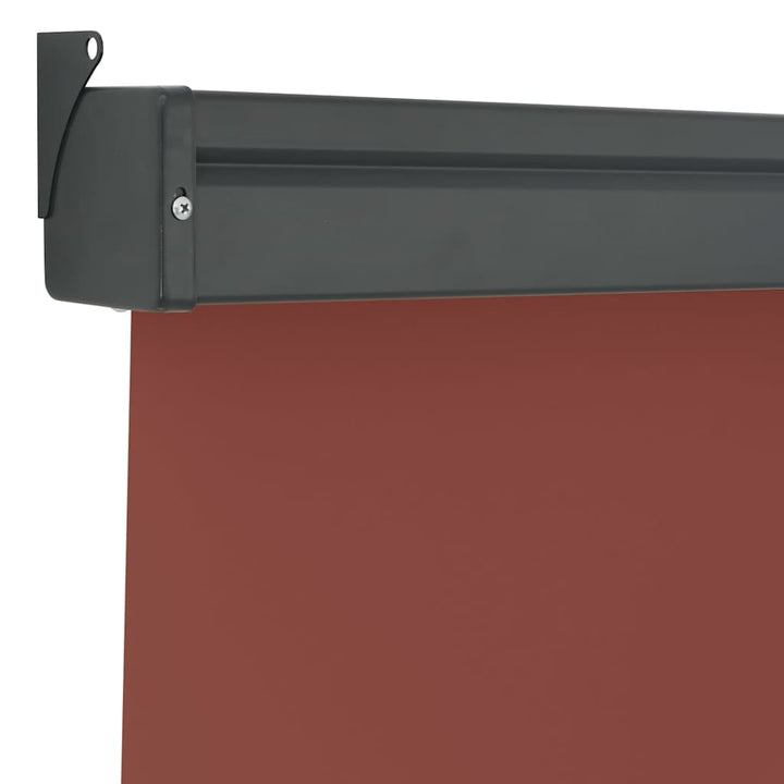 sidemarkise til altan 125x250 cm brun